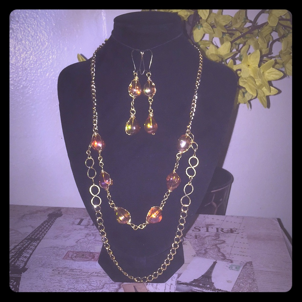 Brilliance Necklace and earrings set